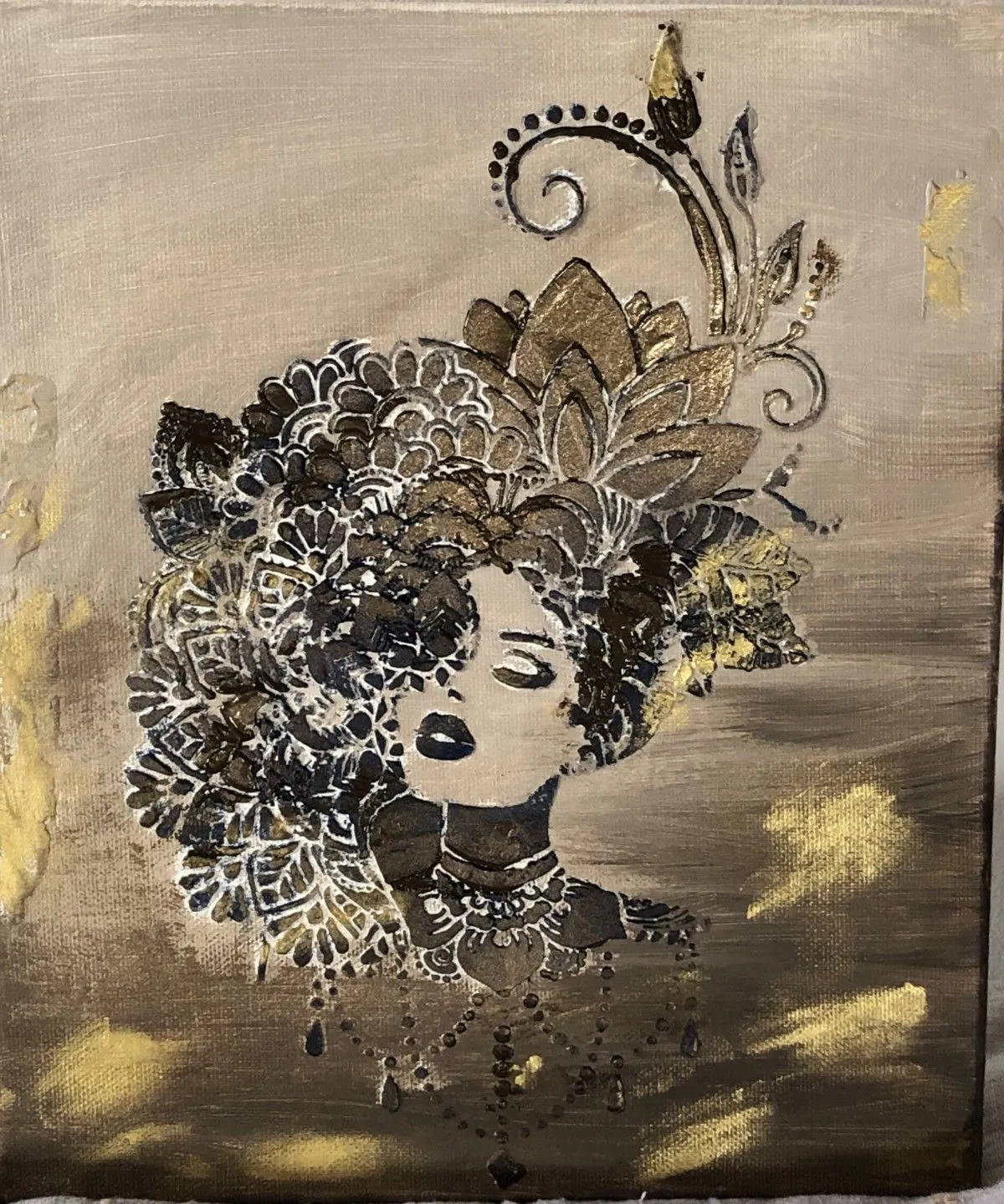 Mademoiselle Froufrou, artwork by sylviane marie nardini