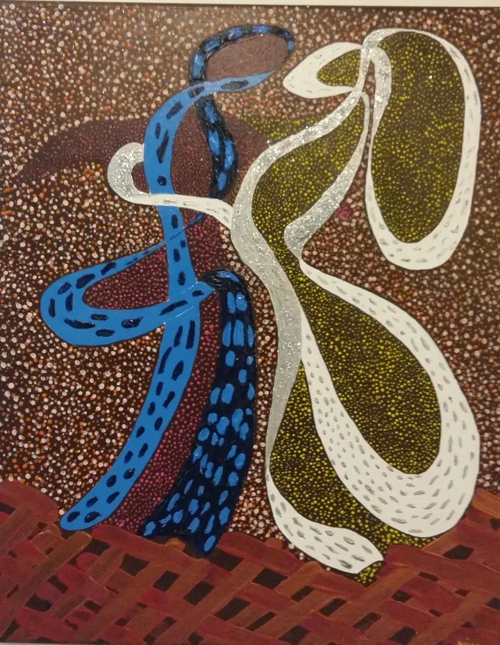 N° 37        2 ribbons for a wedding, œuvre de Jean-Michel FRAMERY