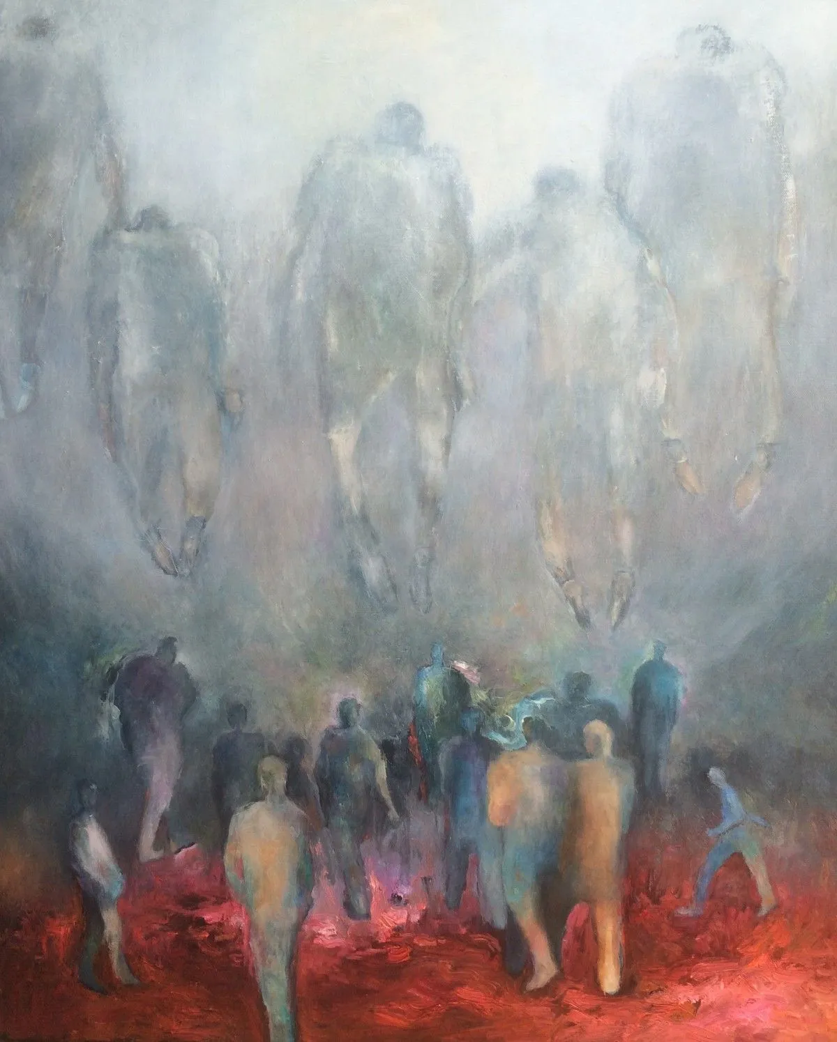 Everyone leaves, artwork by Margo Schopf