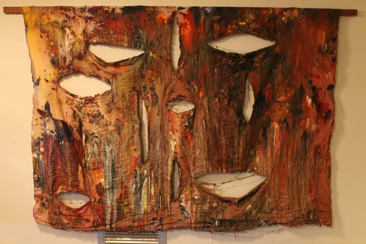 Trans-percer le voile, œuvre de Jean-Marc Tétro