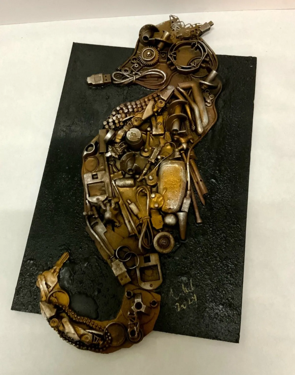 Seahorse steam, œuvre de jonathan weerasinghe