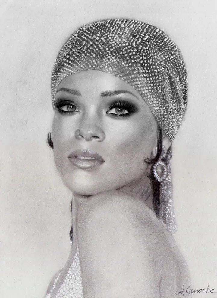Rihanna, œuvre de Amina Khenache