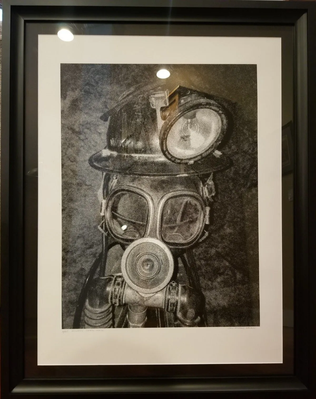 Miner Death Mask, œuvre de Jan Nelson