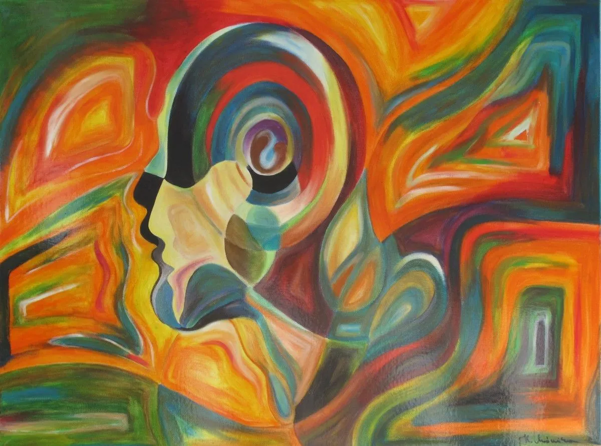 Abstract Head, artwork by Monika Hobor