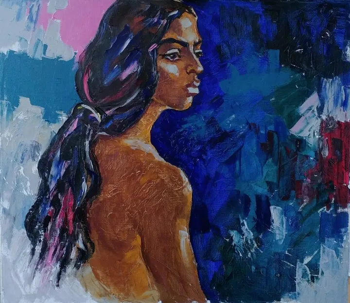 La belle de nuit, œuvre de Olga Karpenko