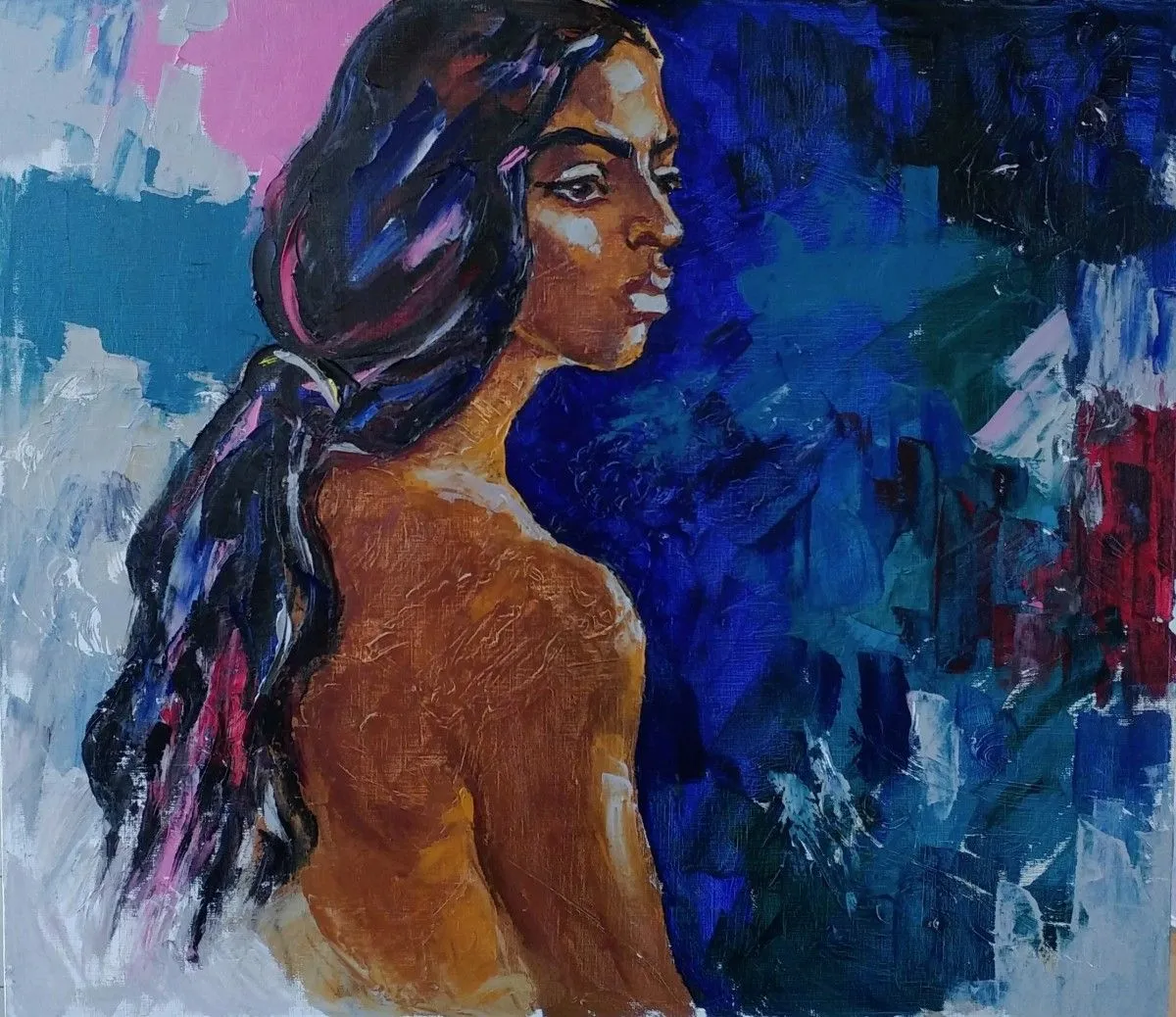 La belle de nuit, œuvre de Olga Karpenko