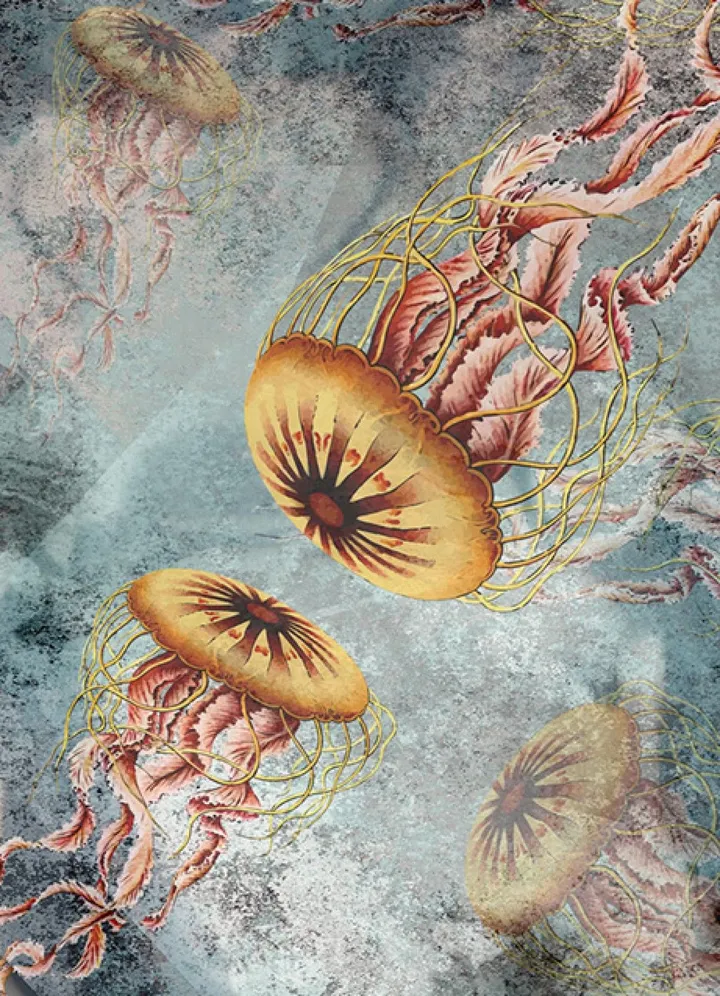 Jellyfish KISS, artwork by Albena Alta