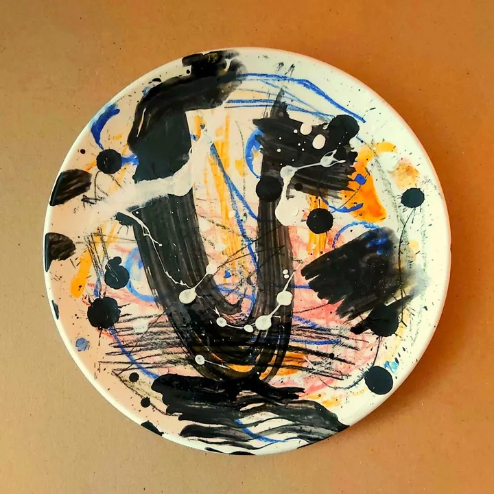 ASSIETTE 6, œuvre de MICHEL RABANELLY