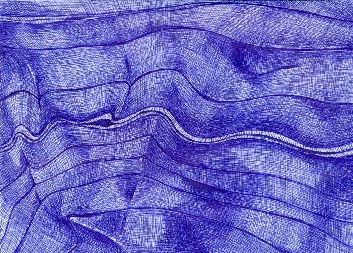 blue, artwork by Jose Vicente