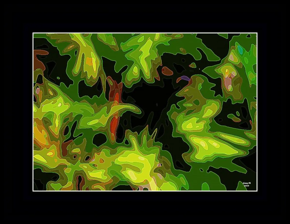 sous verre, artwork by daniel morin