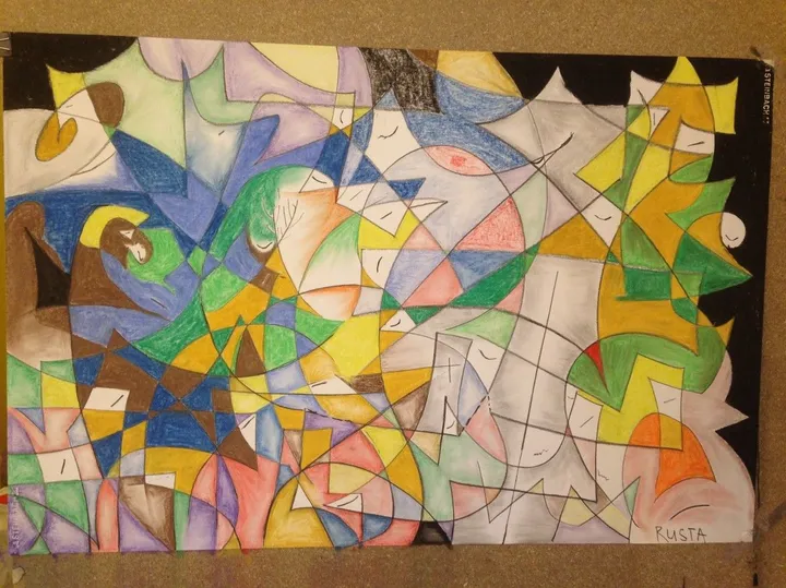 a GR8 heart to share in a sweat dream, œuvre de kauveh Rusta