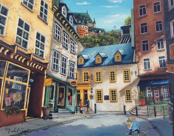 Au pied du Cap, artwork by Michel Cantin