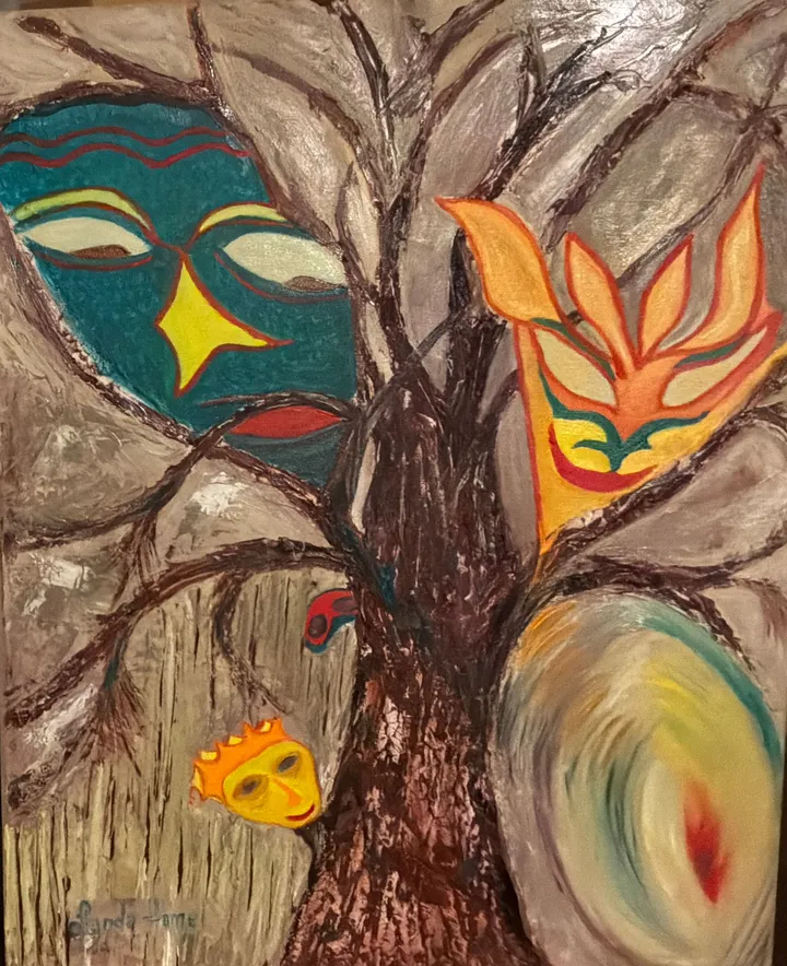 288- Cachées, oups, retrouvées, artwork by Lynda Hamel