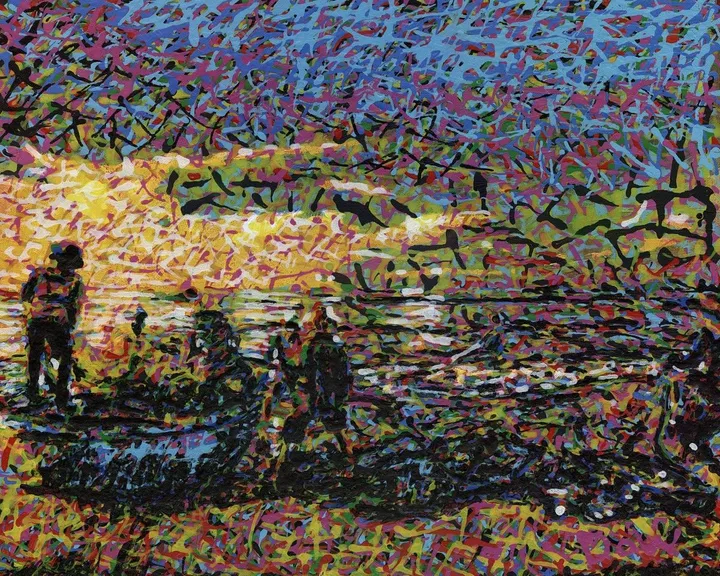 fishermen, œuvre de Dow Thompson