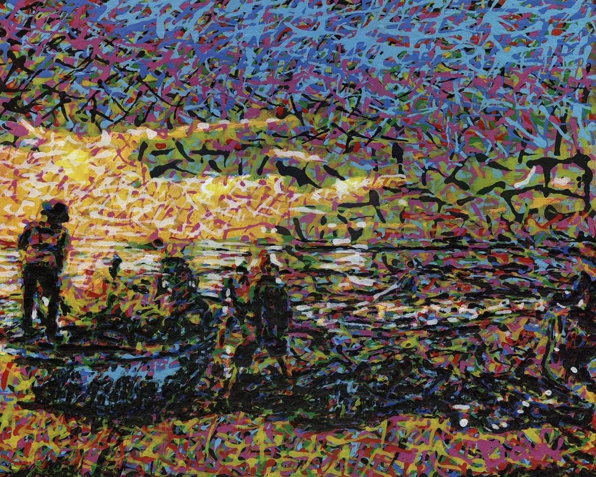 fishermen, œuvre de Dow Thompson