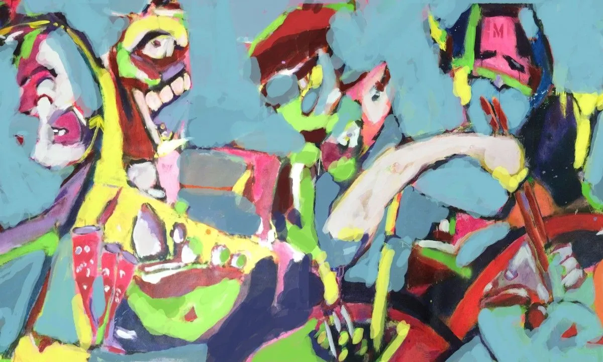 dinner with the devil, œuvre de matthew beehler