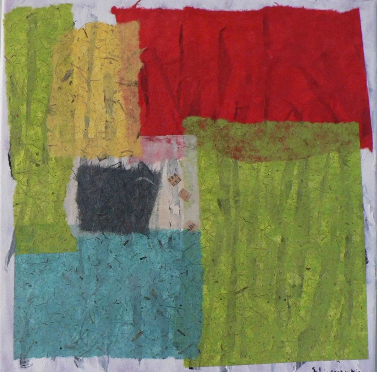 Carrés, œuvre de Sylvie Carpentier