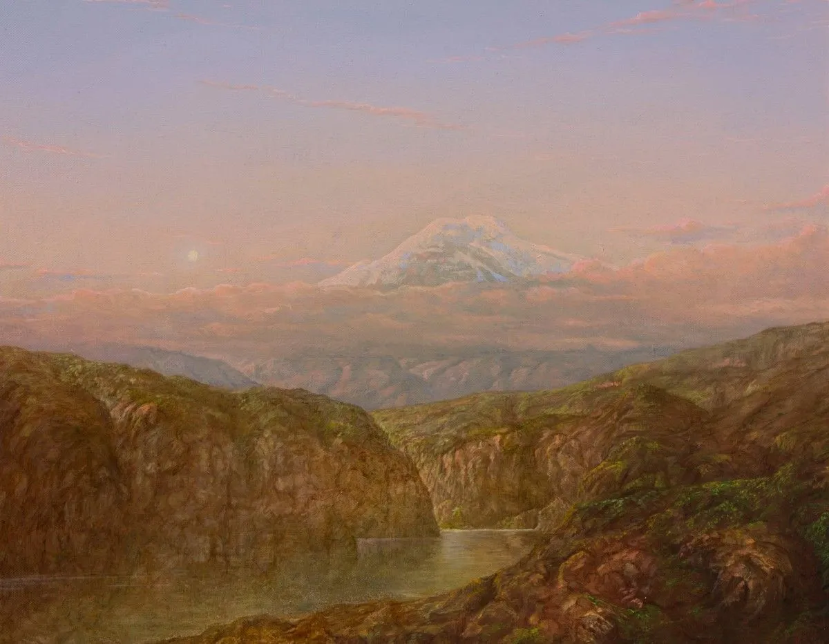 "Guaranda's hills & The Chimborazo", œuvre de David Moscoso