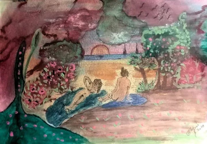 paradise, artwork by Marini Tsambi