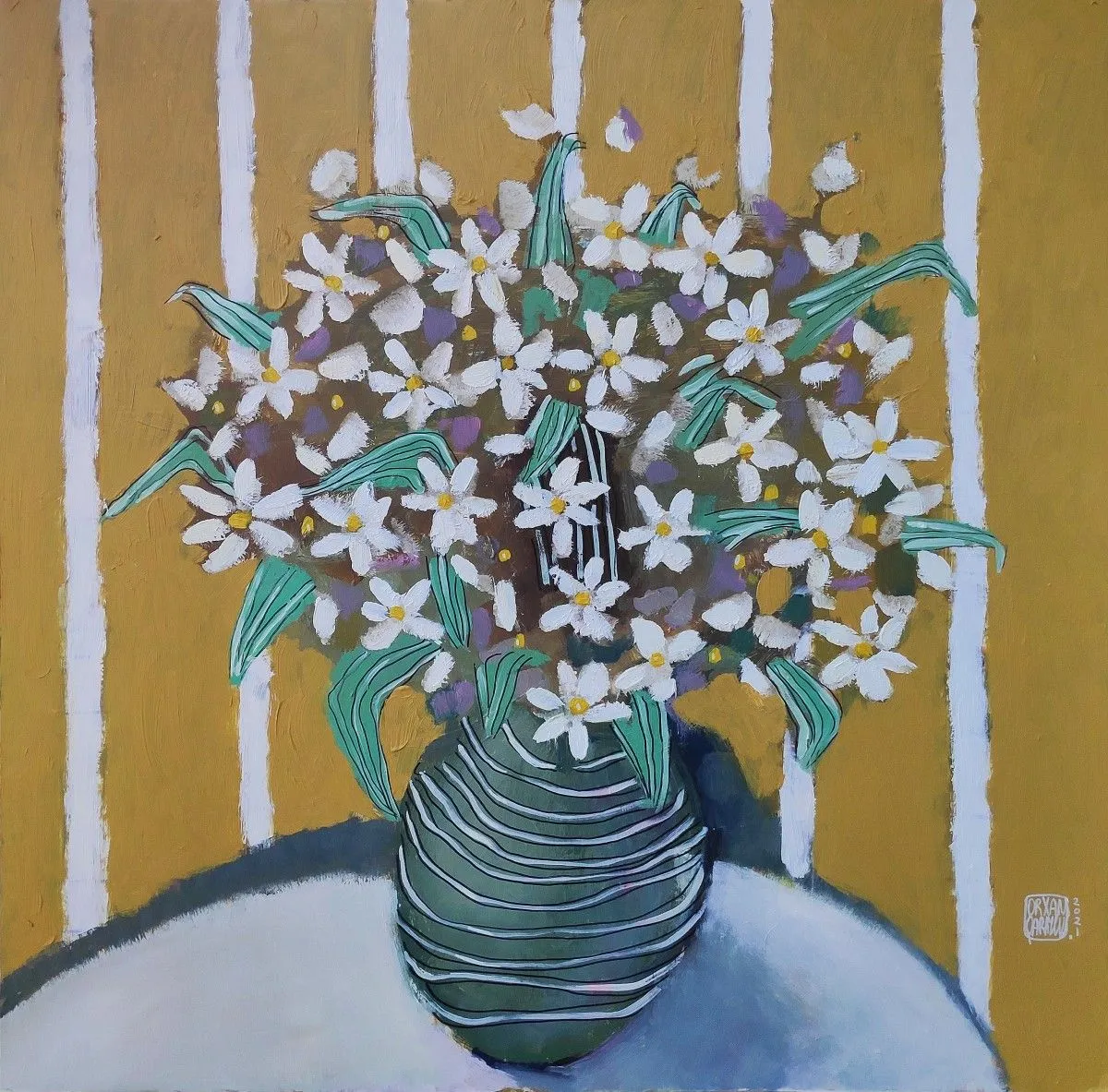 Chamomile, artwork by Orkhan Garayev