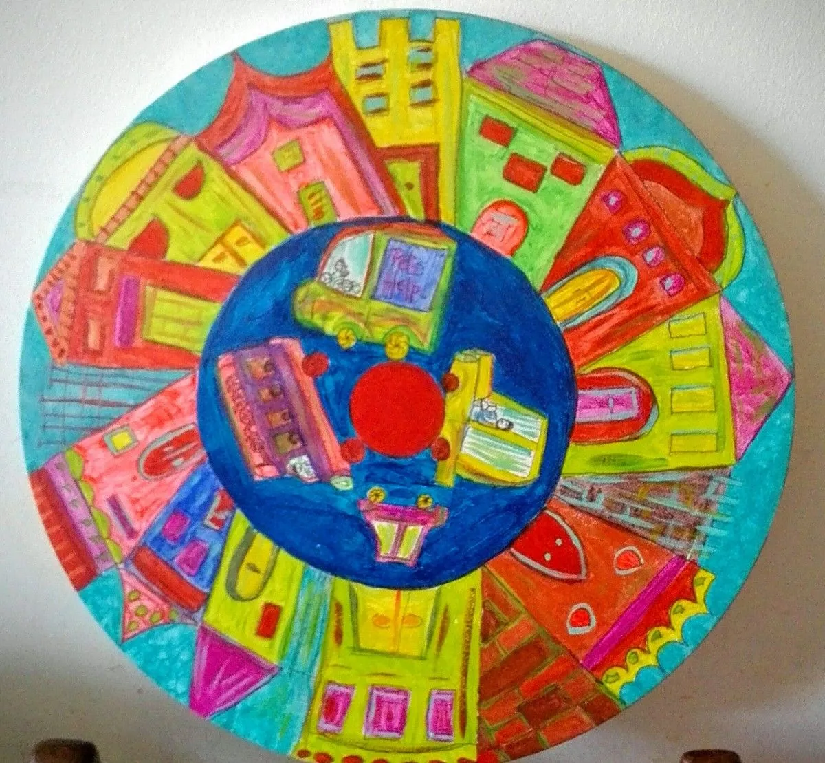 Ciudad, artwork by Claudia Gonzalez