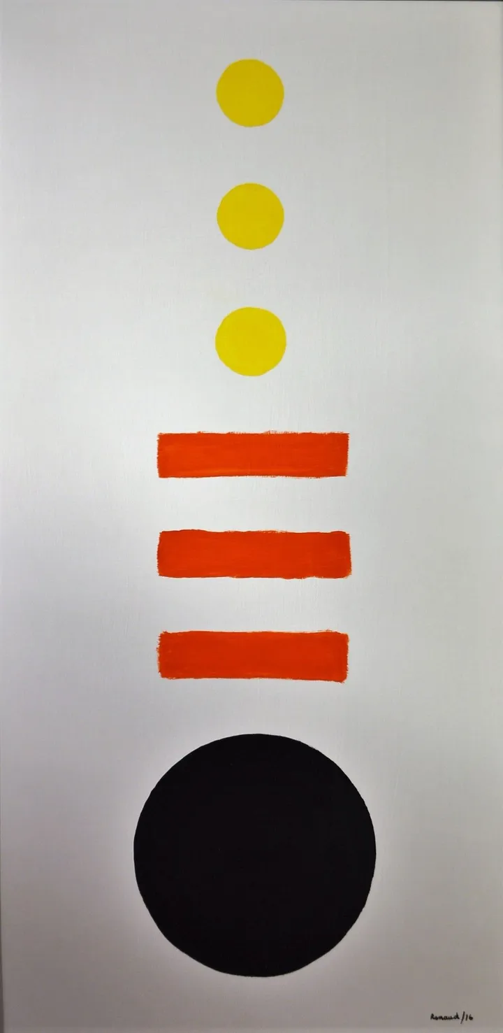 Composition 16-21, artwork by Marcel Renaud