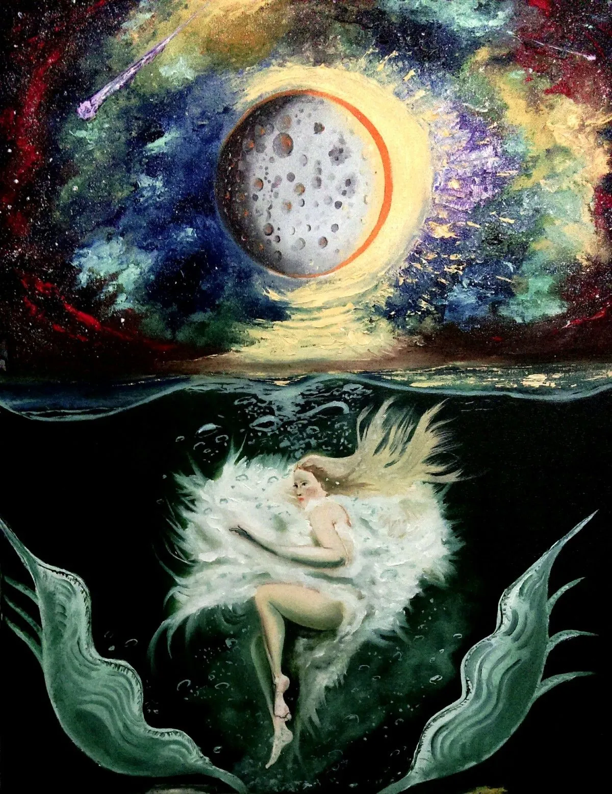 Birth of the ocean, œuvre de Susankalan Roy