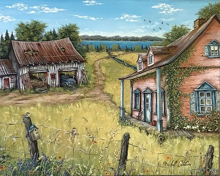 Il y a bien longtemps..., artwork by Michel Cantin