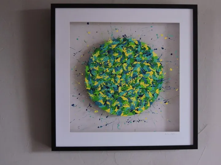 Irradiations 2, artwork by Rita Vandenherrewegen