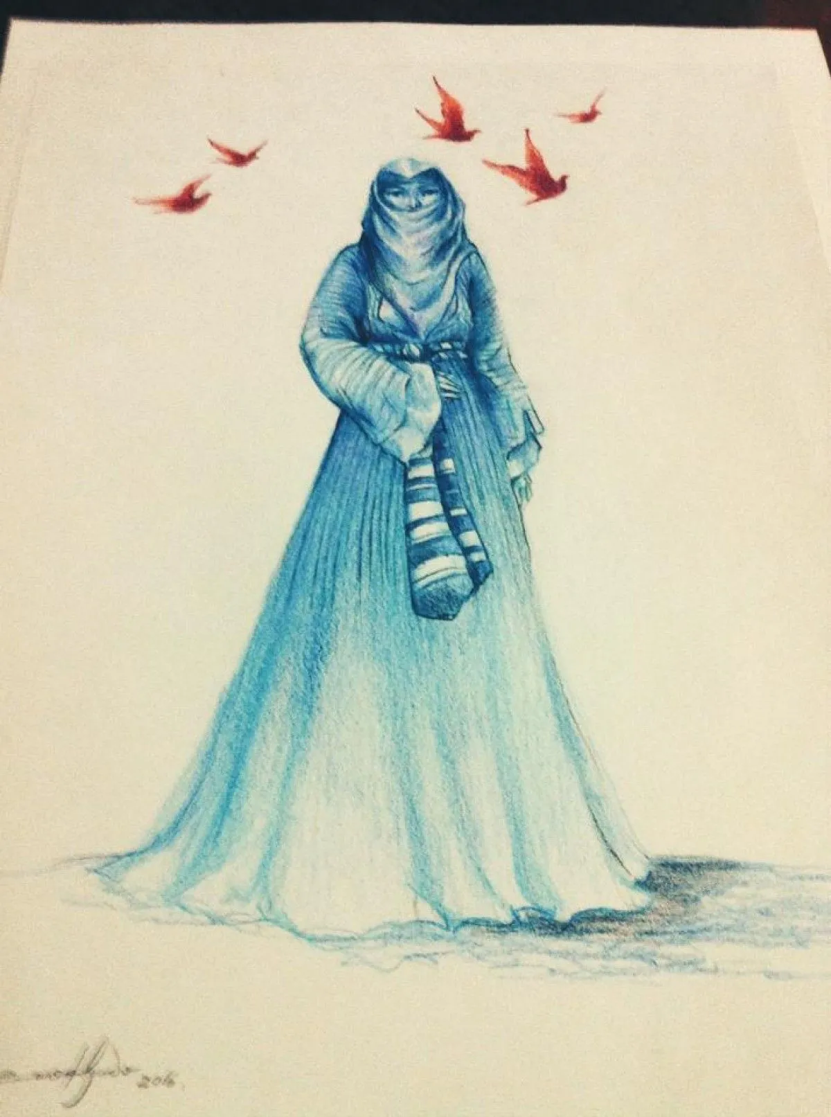 Despedida, artwork by CArolina delgado
