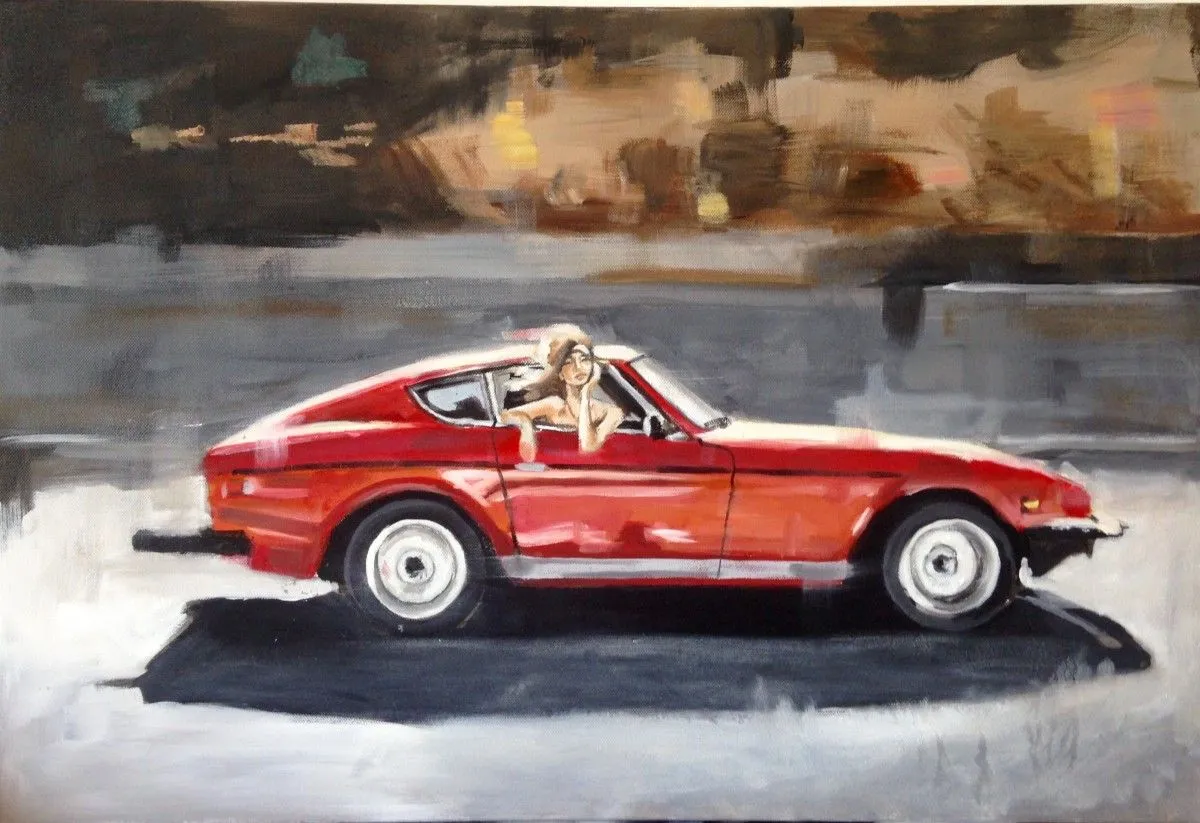 Drive by, artwork by Mark Armstrong