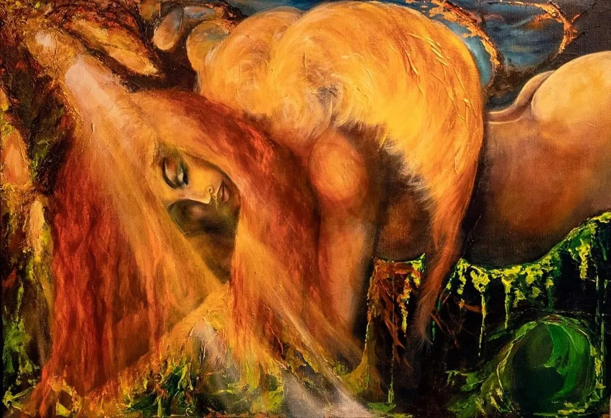 Sleeping Angel, œuvre de Sylvia Reijbroek www.galeriekunstvolleven.be