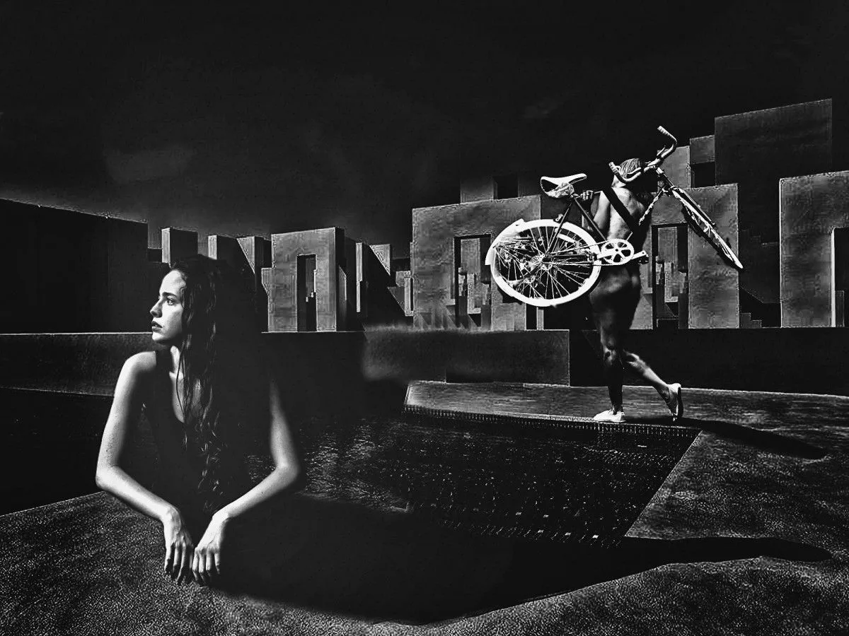 exercise to distill the balance, artwork by Cornel Gingarasu