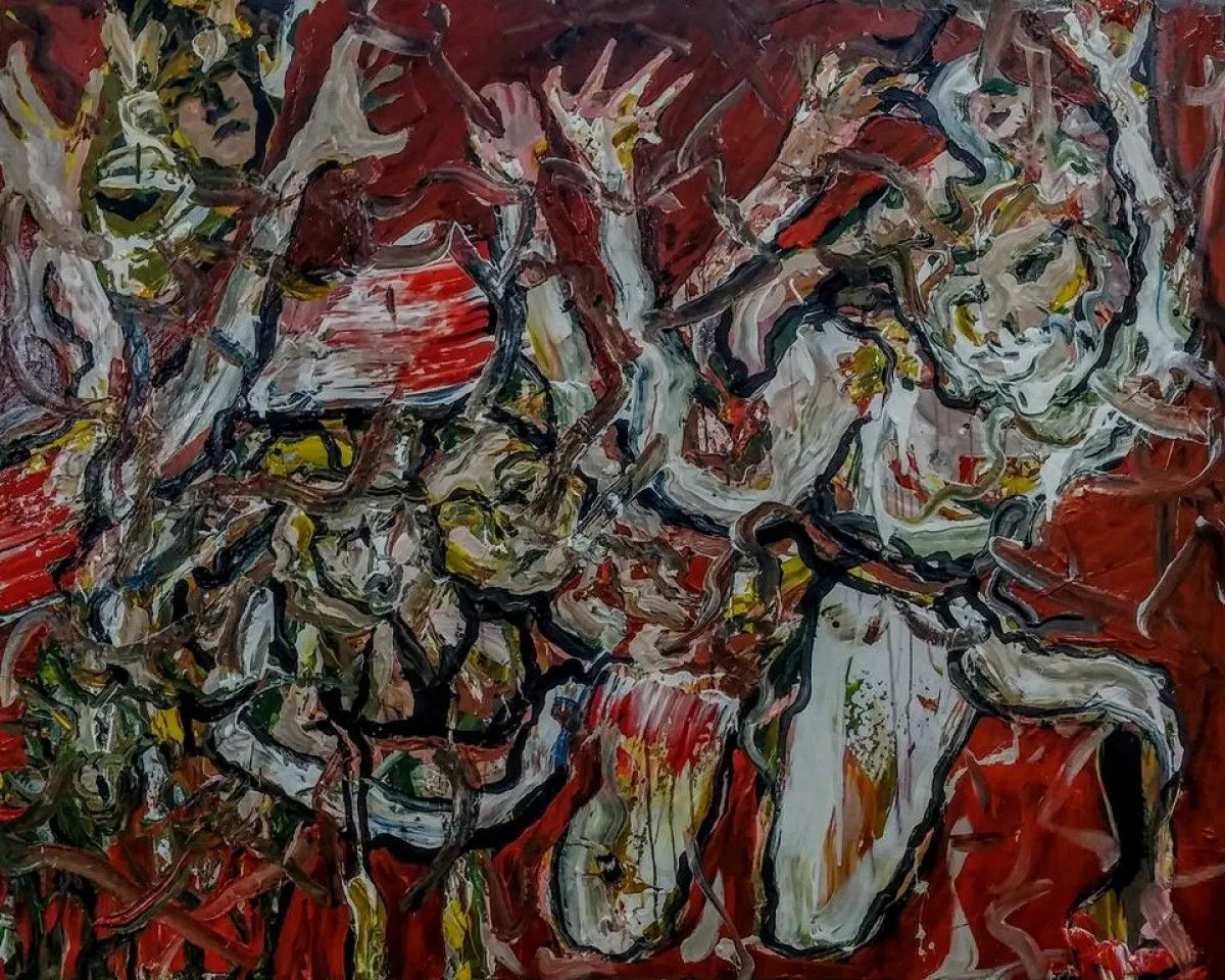 Transe, artwork by Charaf El Ghernati