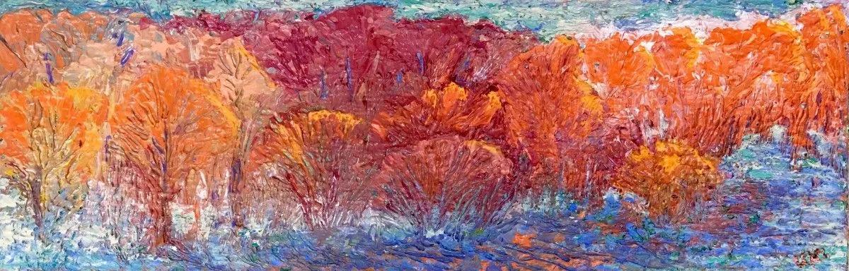 Premiere Neige, œuvre de Ursula Lampron