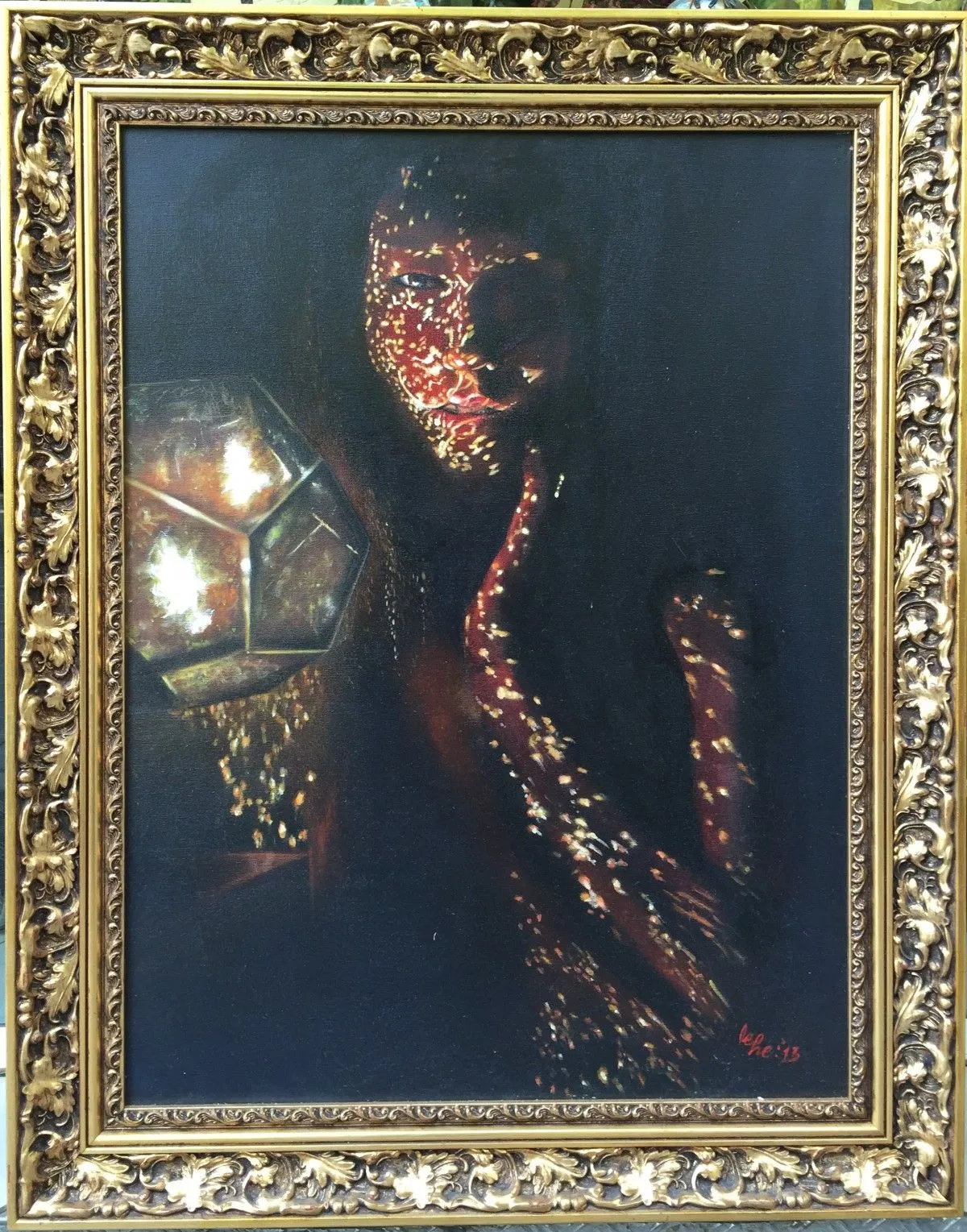 night girl, œuvre de Leonidas Beratis