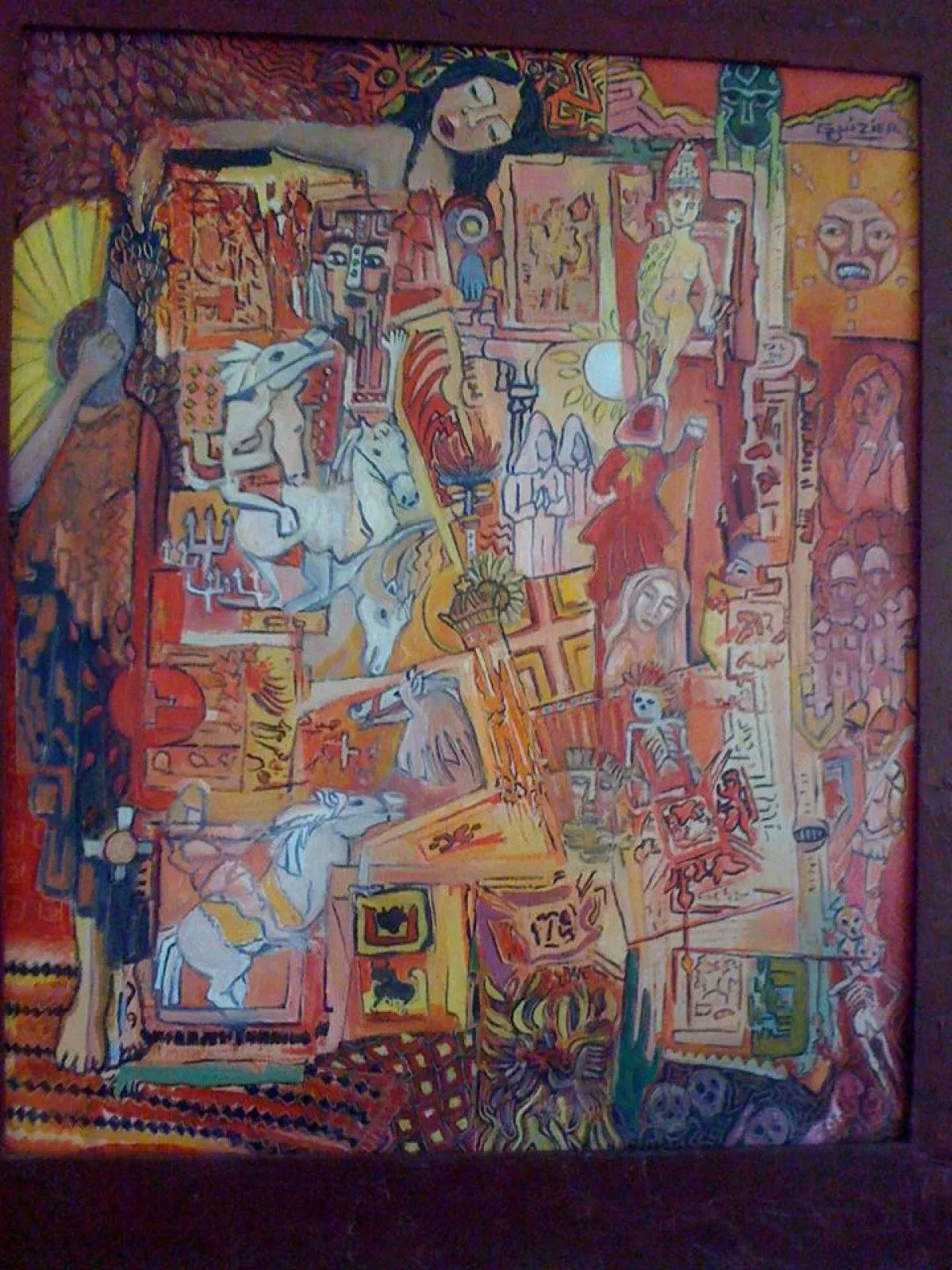 Le serpent à plume, œuvre de Dominique Guizier