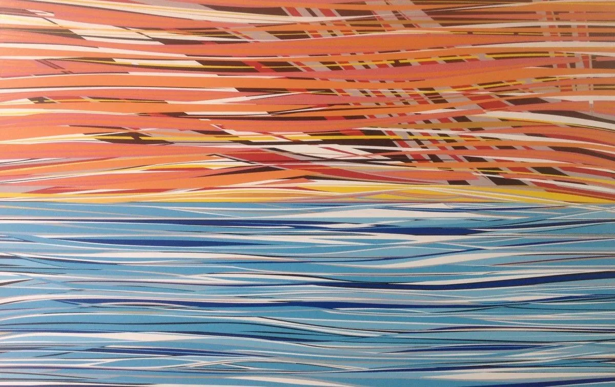 Ocean Sunrise, œuvre de Alex Pfaff
