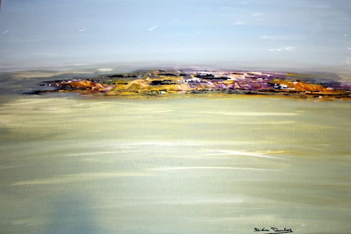 Une ile et la mer, artwork by Didier DUCLOS