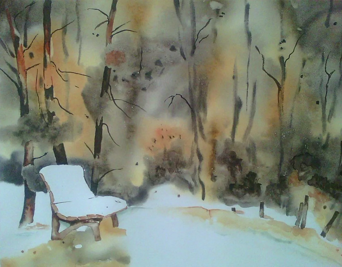 BALLADE EN HAUTES - FAGNES..., œuvre de Thérèse Hanot