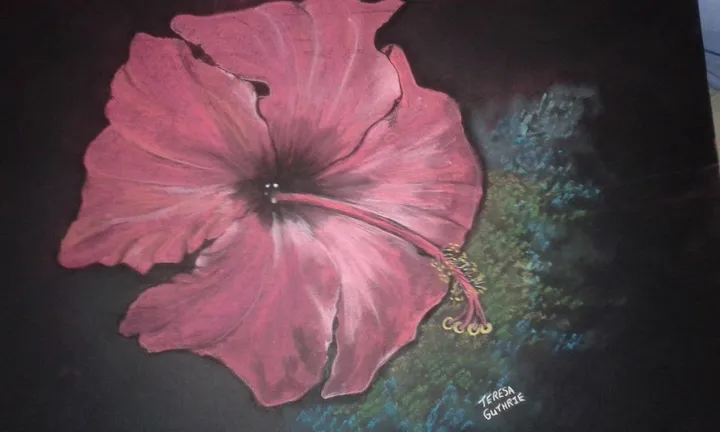 flower, artwork by TERESA GUTHRIE