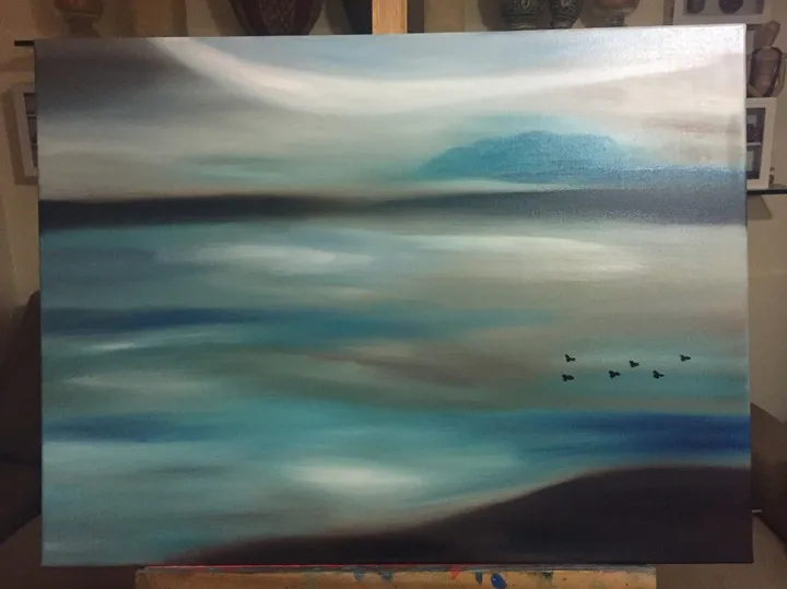sunset, œuvre de Fady Kamel