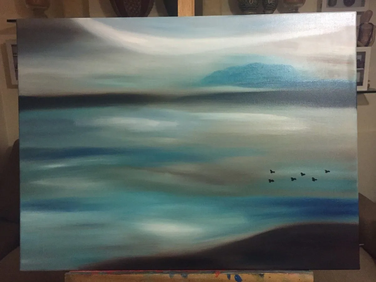 sunset, œuvre de Fady Kamel