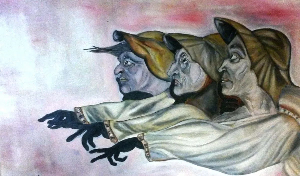 WITCHES, artwork by PETER KRUGER