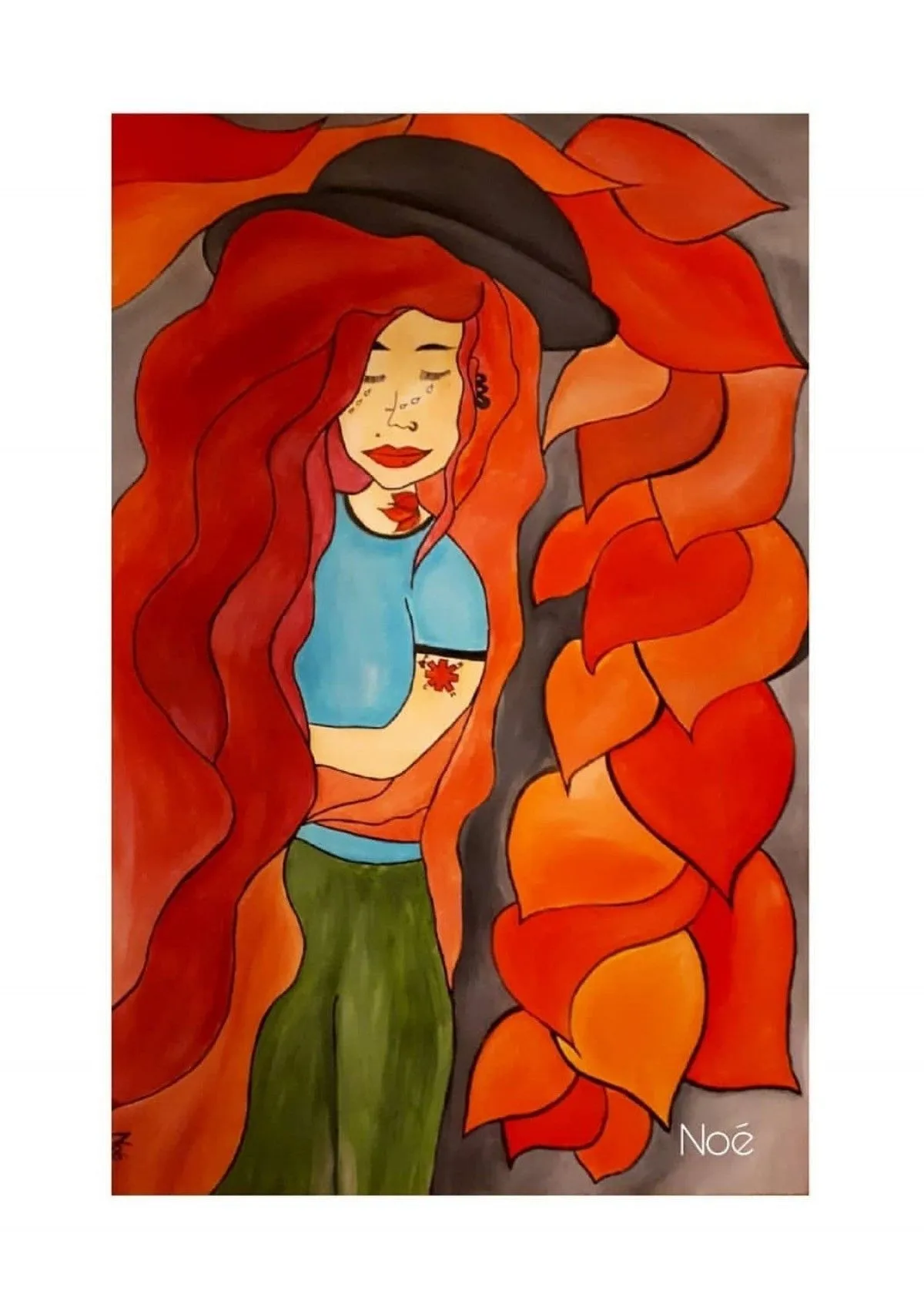 Highs and lows, artwork by No Hé