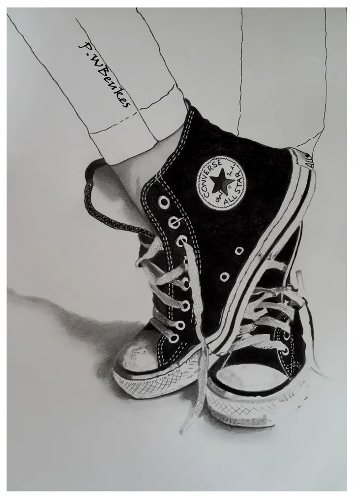 Converse, artwork by Patricia Worsley-Beukes