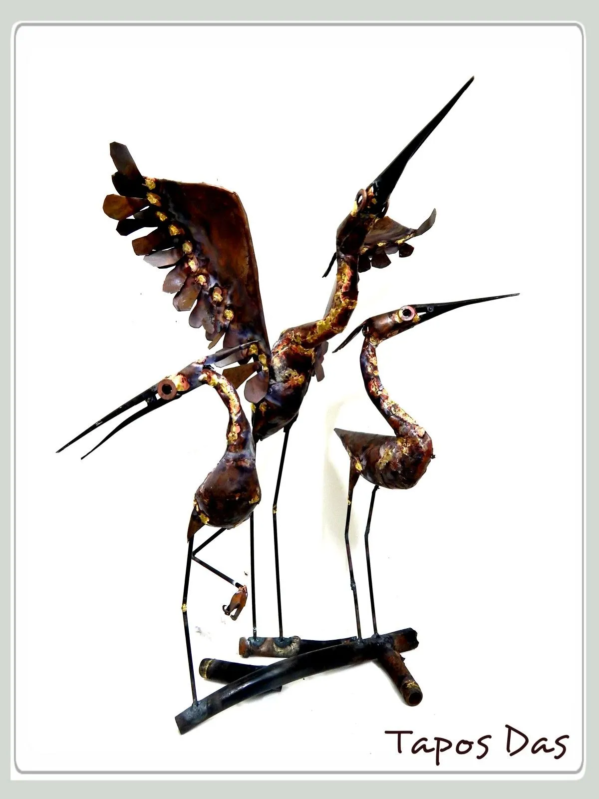 " The Three Hunters ", œuvre de Tapos Das