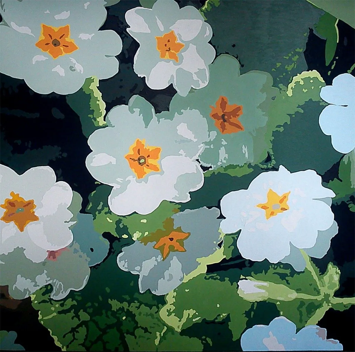 Primevères, artwork by helene lecorsier