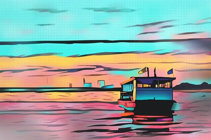 FERRY, œuvre de Wichian Tienpraenimit