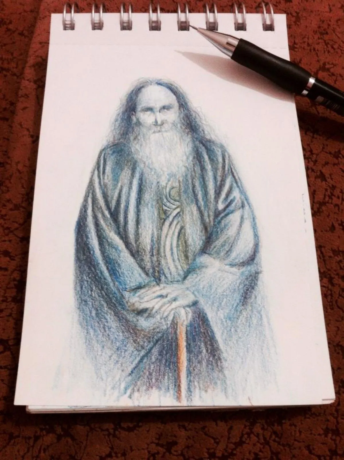 el viejo, artwork by CArolina delgado